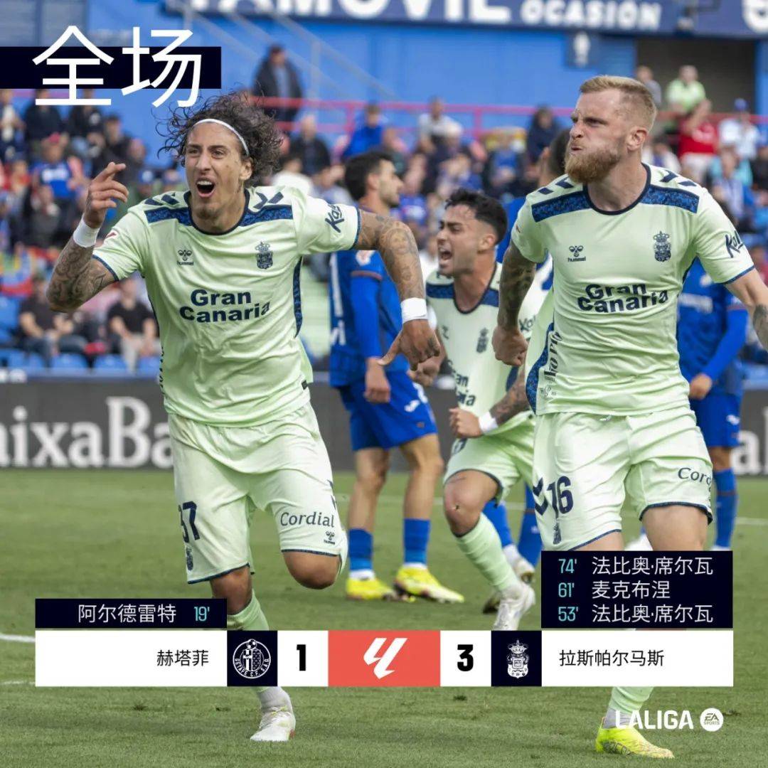 莱加内斯客场击败科尔多瓦，取得关键三分